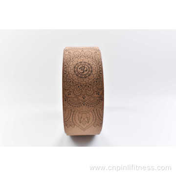 Eco Friendly Cork Massage Wooden Back Yoga Wheel